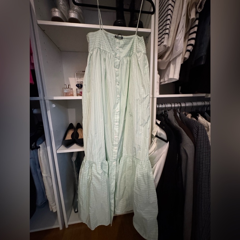 Zara stripe midi dress